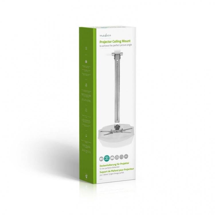 Nedis projektor Mount | Fullbevegelig | 10 kg | Roterbar | Tiltbar | Stål | Sølv