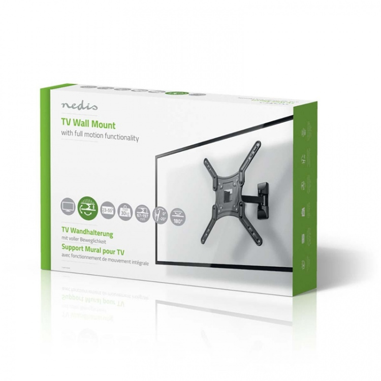 Nedis Full Motion TV Veggfeste | 23 - 55  Nedis Full Motion TV Veggfeste | 23 - 55