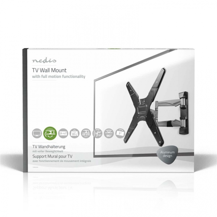 Nedis Full Motion TV Veggfeste | 23 - 55 