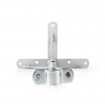 Nedis Satellitt-veggfeste | Minimum vegg avstand: 550 mm | Maksimum vegg avstand: 950 mm | Avstand til vegg: 0.00 mm | Diameterklemme: 32 - 42 mm | Stål | Sølv