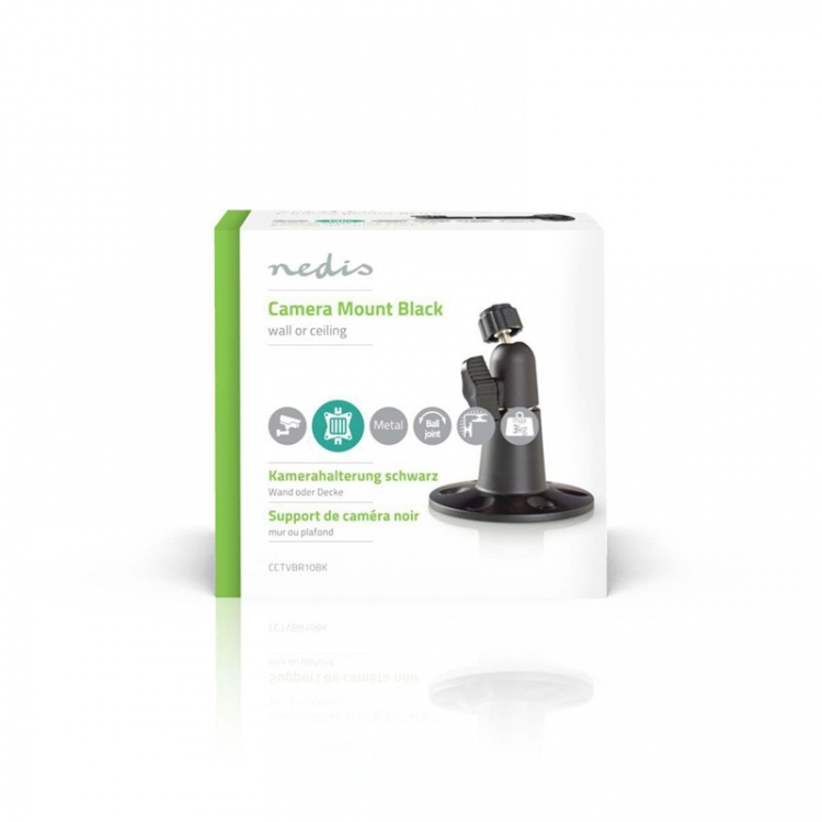 Nedis kamera Mount | Hellingsvinkel: 90 ° | Maksimal vekt: 3 kg | Stål | Sort Nedis kamera Mount | Hellingsvinkel: 90 ° | Maksimal vekt: 3 kg | Stål | Sort