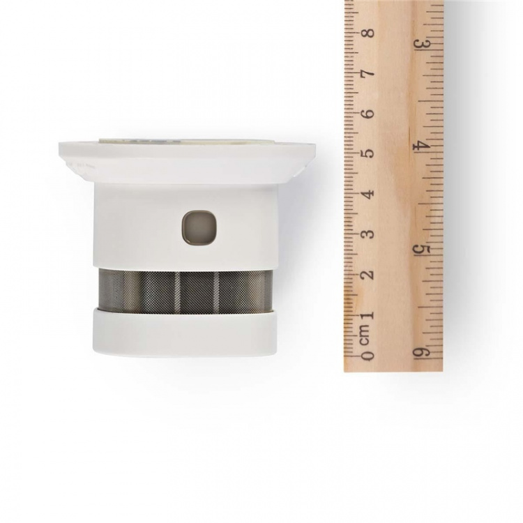 Nedis Røykvarsler | Batteri drevet | batteritid opp til: 10 år | EN 14604 | Med pause knapp | Med test knapp | 85 dB | ABS | Hvit