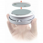 Nedis Detektorfeste | Diameter: 70 mm | Magnetisk | Teip | Sølv