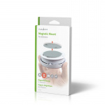 Nedis Detektorfeste | Diameter: 70 mm | Magnetisk | Teip | Sølv