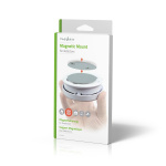 Nedis Detektorfeste | Diameter: 70 mm | Magnetisk | Teip | Sølv