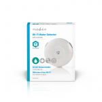 Nedis SmartLife Vanndetektor | Wi-Fi | Batteri drevet | Utvidelse inkludert | Maks. batteri levetid: 24 måned | 50 dB | Hvit