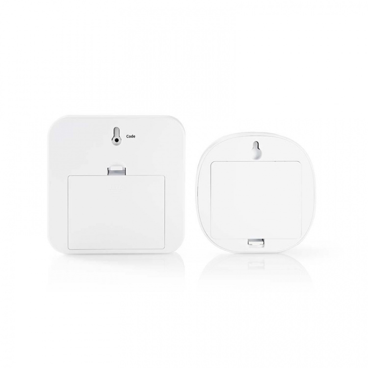 Nedis Bevegelsesdetektor Alarm | Batteri drevet | 6x AA/LR6 | 85 dB | Detektorrekkevidde: 6 m | Vegg | Blå / Hvit