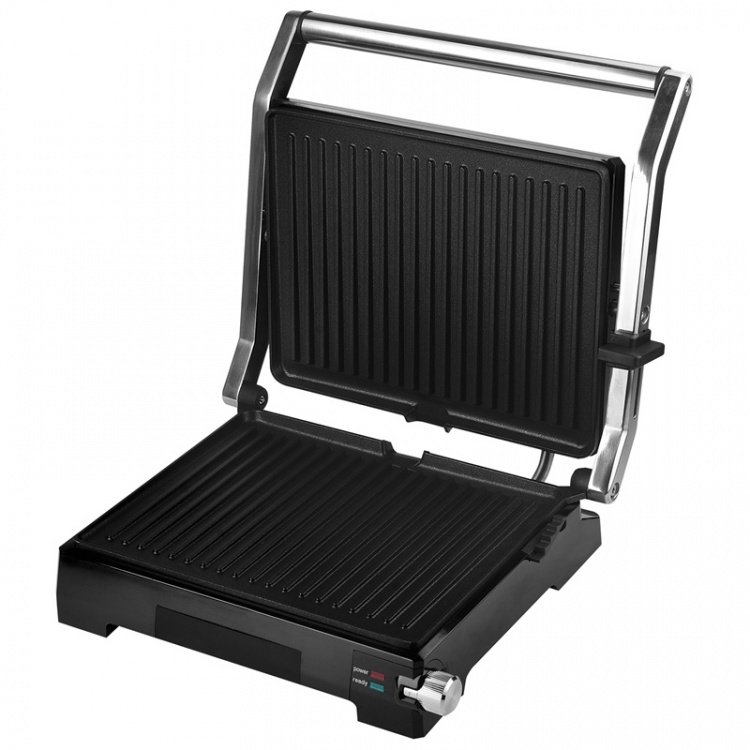 Champion Panini Grill Pro 2in1 med bordgrill 2000W PG300 rustfritt stål Champion Panini Grill Pro 2in1 med bordgrill 2000W PG300 rustfritt stål
