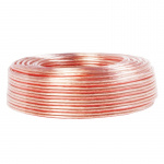 LogiLink Høyttalerkabel 2x2,5 25m Transparent