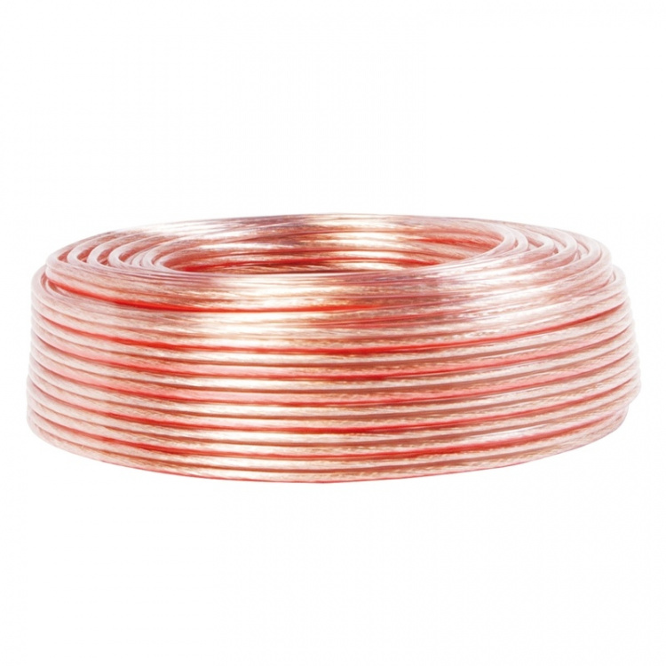 LogiLink Høyttalerkabel 2x2,5 25m Transparent