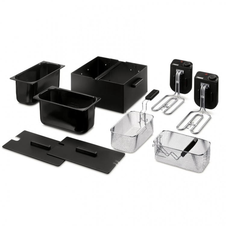 Princess Frityrgryte Double 2x3L 2x1800W Svart