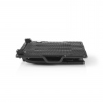 Nedis Notatbokstativ | Antall vifter: 2 | USB-Strøm | Antall vinkler: 4 | 18 