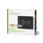 Nedis Notatbokstativ | Antall vifter: 2 | USB-Strøm | Antall vinkler: 4 | 18 