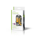 Nedis Phone/tablet repair set | 17-i-1 | PC / Smarttelefon / Tablett | Philips bits | Slissede biter | Pentalobe bits | Tri-wing bits Nedis Phone/tablet repair set | 17-i-1 | PC / Smarttelefon / Tablett | Philips bits | Slissede biter | Pentalobe bits | Tri-wing bits