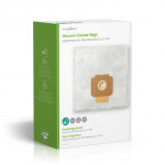 Nedis Støvsugepose- | 4 stk. | Syntetisk | Mest solgt for: Electrolux | Hvit