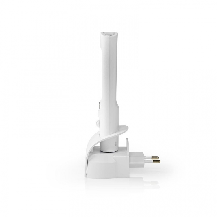 Nedis Orientering LED lys og lommelykt | Nettstrøm drevet | 220 - 240 V AC 50 Hz | 1.30 W | Oppladningsbar | Nominell lysfluks: 37 lm | Lysrekkevidde: 3 m | Strålevinkel: 71 ° | LED fakkel