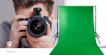 Nedis Photo Studio Backdrop Set | 1,90 x 2,95 m | Reiseveske inkludert | Stativ inkludert | Sort | 1 stk