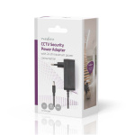 Nedis CCTV Power Adapter | 2.0 A | 12 V DC | 5.5 x 2.1 mm Han | Hann | 1.50 m | Sort