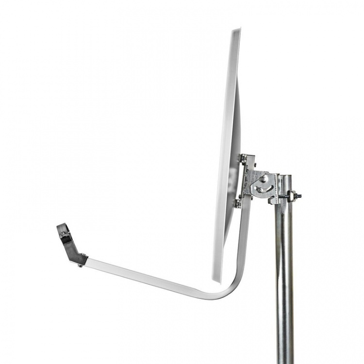 Parabolantenne | 60.0 cm | Forsterkning: 37.8 dB | Forskyvningsvinkel: 28 ° | Polyester / Stål | Grå