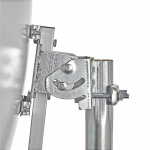 Parabolantenne | 60.0 cm | Forsterkning: 37.8 dB | Forskyvningsvinkel: 28 ° | Polyester / Stål | Grå