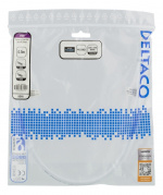 DELTACO Høyhastighets Premium HDMI-kabel, 0,5 m, Ethernet, 4K UHD, hvit DELTACO Høyhastighets Premium HDMI-kabel, 0,5 m, Ethernet, 4K UHD, hvit