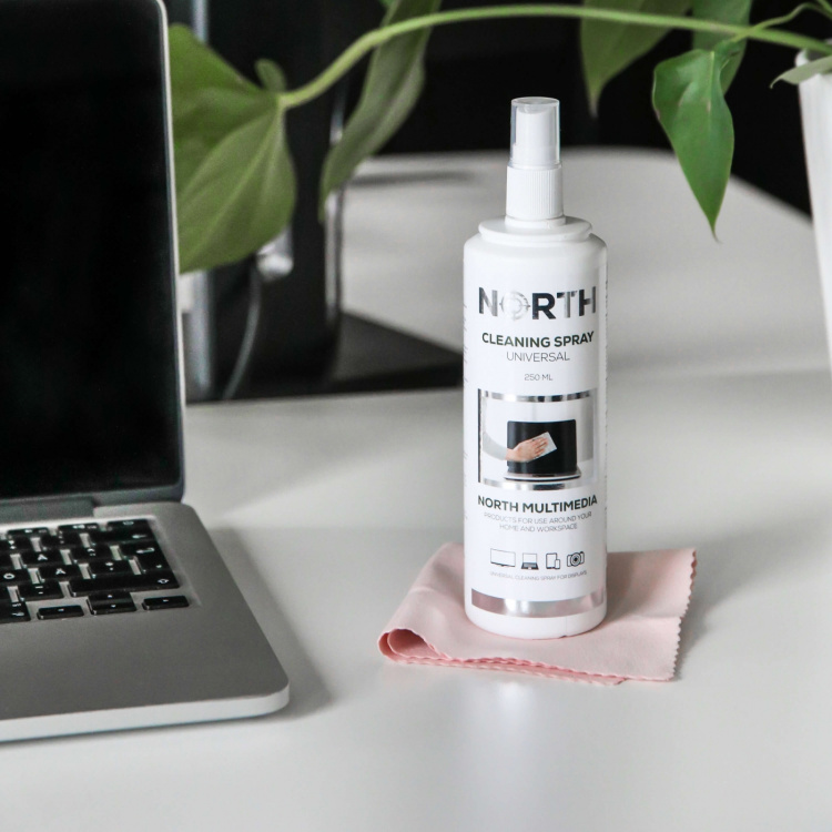 North Rengjøringskit Væske 250ml og Rengjøringsklut North Rengjøringskit Væske 250ml og Rengjøringsklut