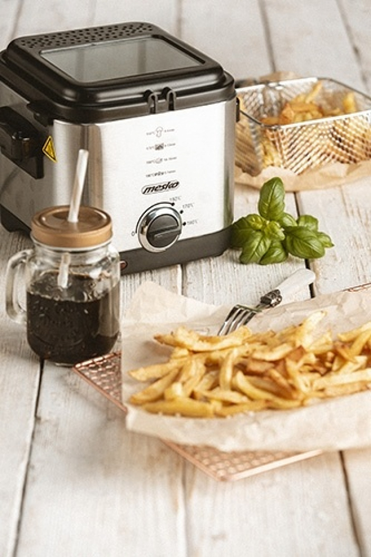 Mesko frityrgryte med termostat, 1,5 liter