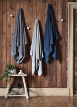 Kosta Linnewäfveri Frotté bomull/lin marineblå 50x70 cm Kosta Linnewäfveri Frotté bomull/lin marineblå 50x70 cm