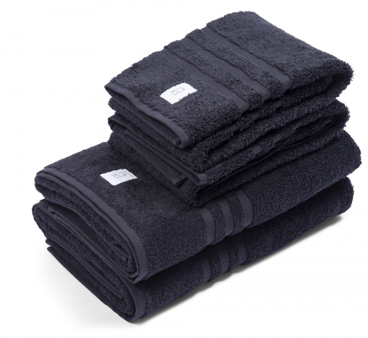 Kosta Linnewäfveri Håndkle Svart 50x70cm