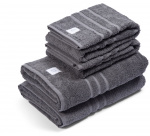 Kosta Linnewäfveri Frotté Mørk grå 65x135cm Kosta Linnewäfveri Frotté Mørk grå 65x135cm