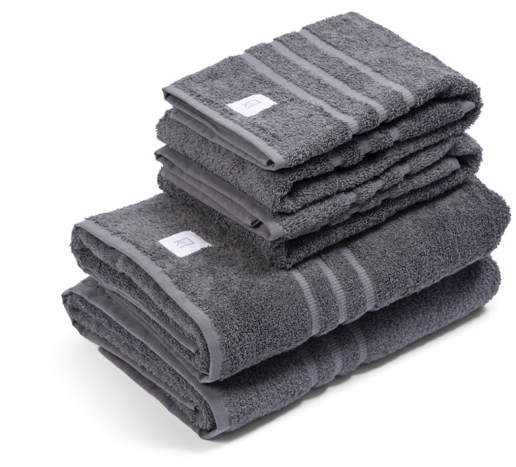 Kosta Linnewäfveri Frotté mørk grå 90x150 cm Kosta Linnewäfveri Frotté mørk grå 90x150 cm