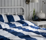 Kosta Linnewäfveri Fjällbacka Satin 2-pakning, Navy Kosta Linnewäfveri Fjällbacka Satin 2-pakning, Navy