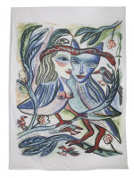 Kosta Linnewäfveri Turtelduer Hvit 150X210 Kosta Linnewäfveri Turtelduer Hvit 150X210