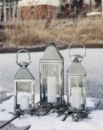 Lord Nelson Lyslykt Stål Medium 42 cm