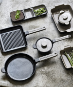 Orrefors Jernverkmini Casserole 2-pakning, svart