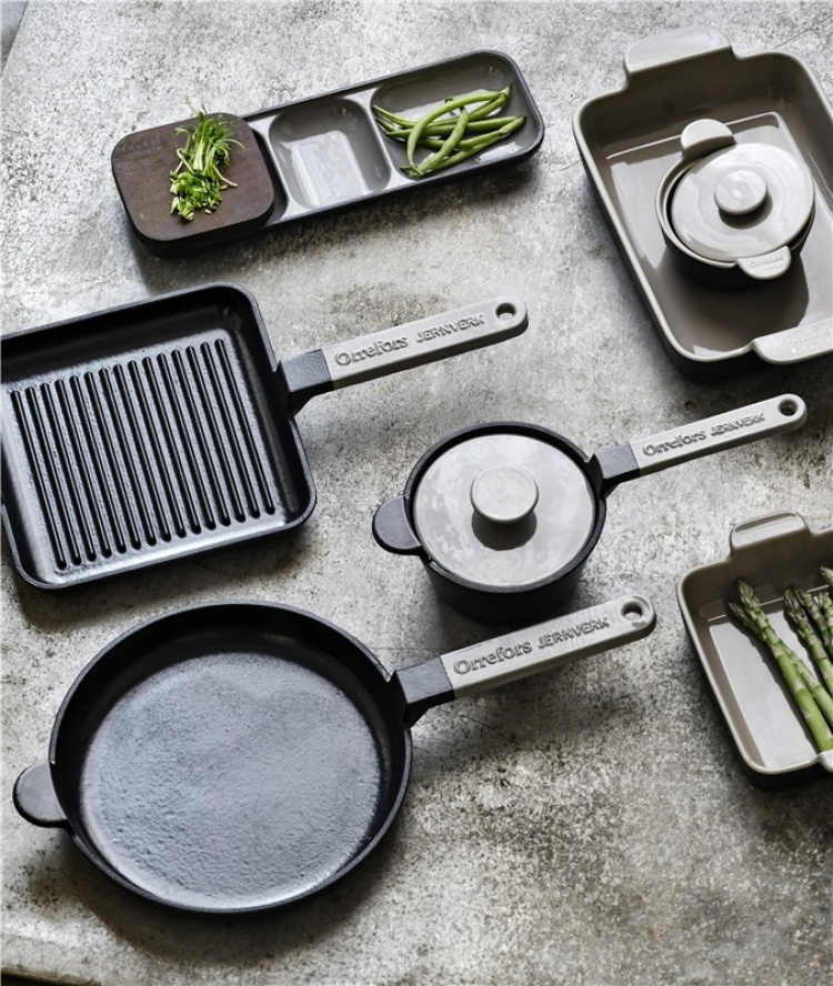 Orrefors Jernverkmini Casserole 2-pakning, svart