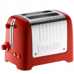 Dualit Brødrister Lite, 2 plater, 1200W, Rød
