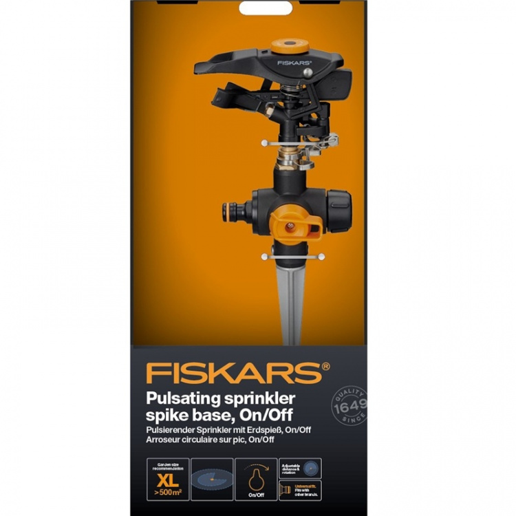 Fiskars Impulsspreder med jordspyd