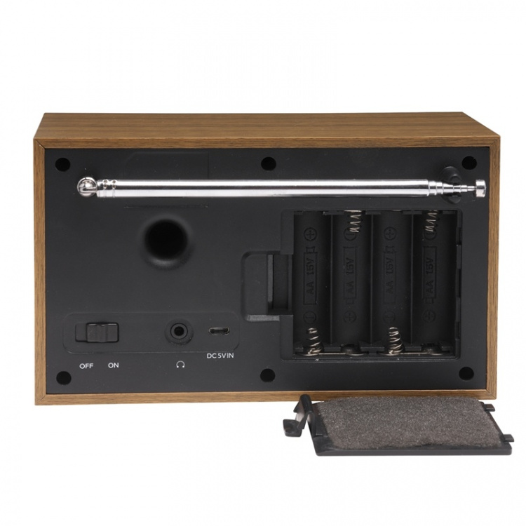 Denver FM/DAB+ Radio Wood/Graphite Denver FM/DAB+ Radio Wood/Graphite