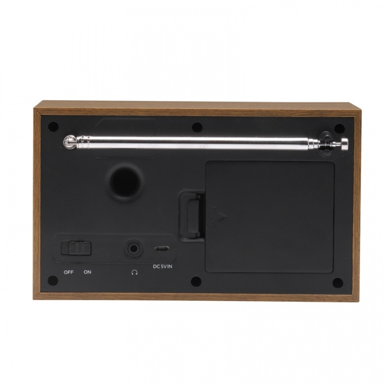 Denver FM/DAB+ Radio Wood/White Denver FM/DAB+ Radio Wood/White