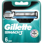 Gillette Barberblad Mach3 Base 6 stk