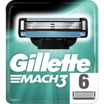 Gillette Barberblad Mach3 Base 6 stk