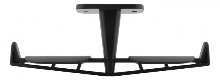 DELTACO GAMING hodetelefonoppheng for 2 hodesett, ABS-plast, svart