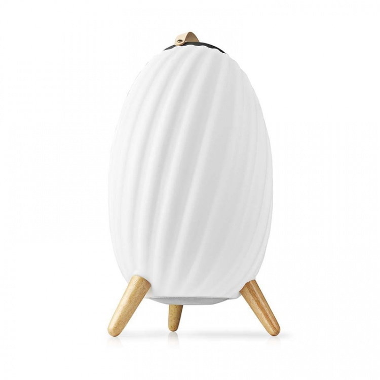 Nedis Bluetooth høyttaler med stemningslys | 6 timer | Ambiance Design | 90 W | Mono | RGB / Varm Hvit | IPX5 | Linkable | Grå / Hvit Nedis Bluetooth høyttaler med stemningslys | 6 timer | Ambiance Design | 90 W | Mono | RGB / Varm Hvit | IPX5 | Linkable | Grå / Hvit