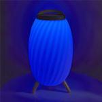 Nedis Bluetooth høyttaler med stemningslys | 6 timer | Ambiance Design | 90 W | Mono | RGB / Varm Hvit | IPX5 | Linkable | Grå / Hvit Nedis Bluetooth høyttaler med stemningslys | 6 timer | Ambiance Design | 90 W | Mono | RGB / Varm Hvit | IPX5 | Linkable | Grå / Hvit