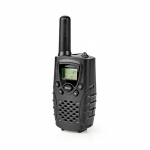 Nedis Walkie-Talkie Set | 2 håndsett | 8000 m | Antall frekvenskanaler: 8 | PTT / VOX | 150 min | Hodetelefonutgang | Sort
