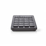 Nedis Wired Keyboard | USB-A | Kontor | Single-Handed | numerisk | Antall VHF kanaler