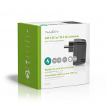 Nedis Strøm Converter | Nettstrøm drevet | 230 V AC 50 Hz | 30 W | Jordet kontakt | Sort