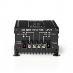 Nedis Strøm Converter | Bil Drevet | 24 V DC | 12 V DC | 120 W | Skru Terminal | Equalizer med sikring | Sort
