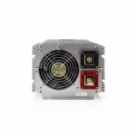 Nedis Power Inverter Modifisert sinusbølge | Inngangsspenning: 12 V DC | Enhetens strømuttak: Type F (CEE 7/3) | 230 V AC 50 Hz | 4000 W | Topp effekt: 8000 W | Skru Terminal | Sølv